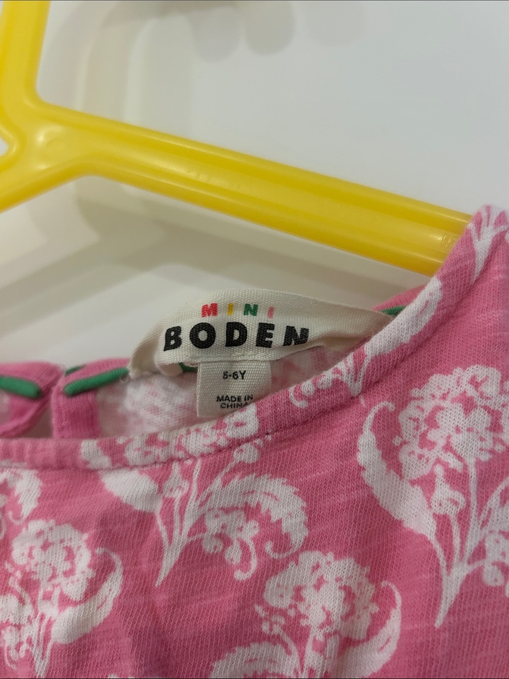 Mini Boden Pink Floral Smocked Casual Dress - Picture 2 of 7